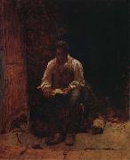 Eastman Johnson The Lord Is My Shepherd USA oil painting artist